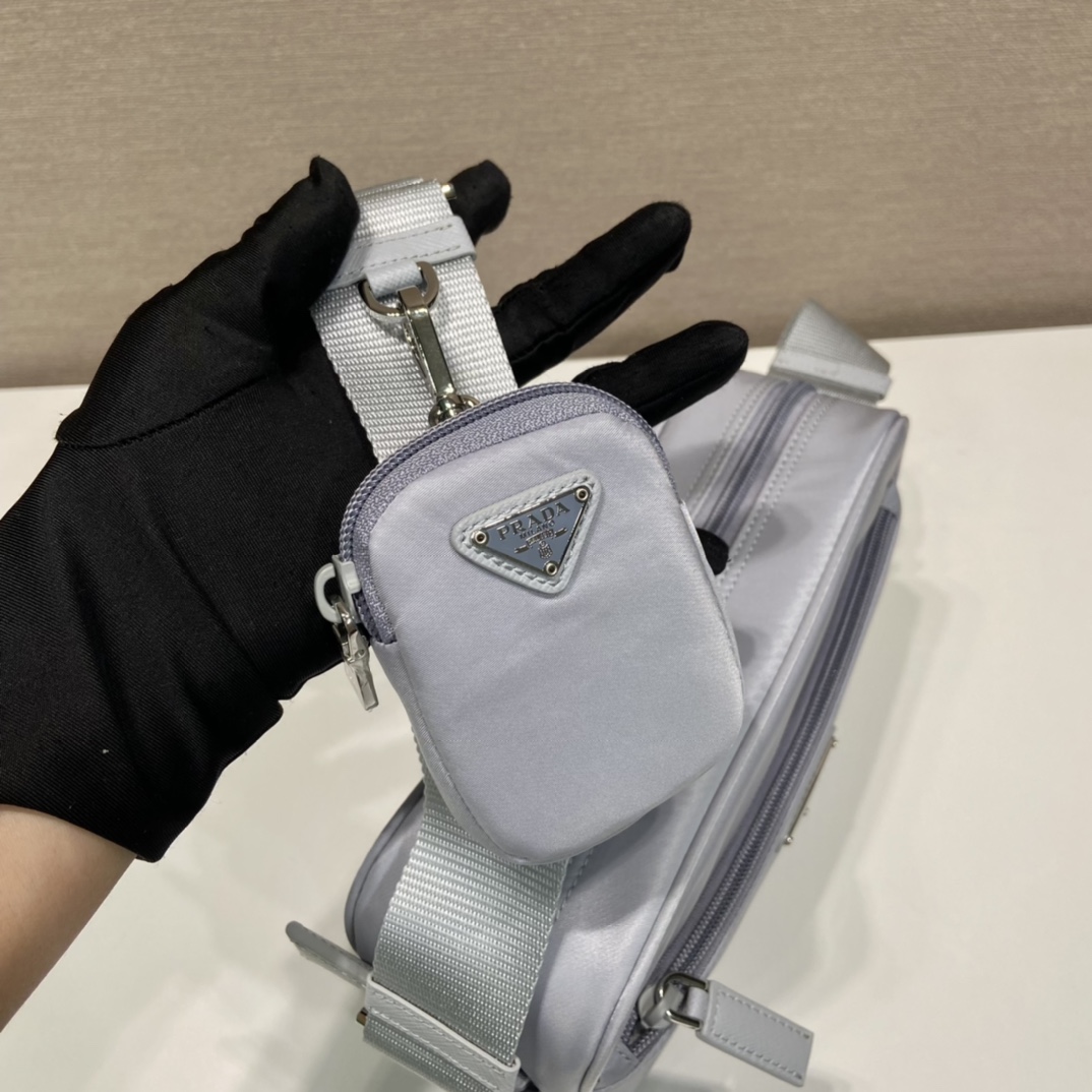 Pra*a 1bc167 crossbody bag -23*15*7cm