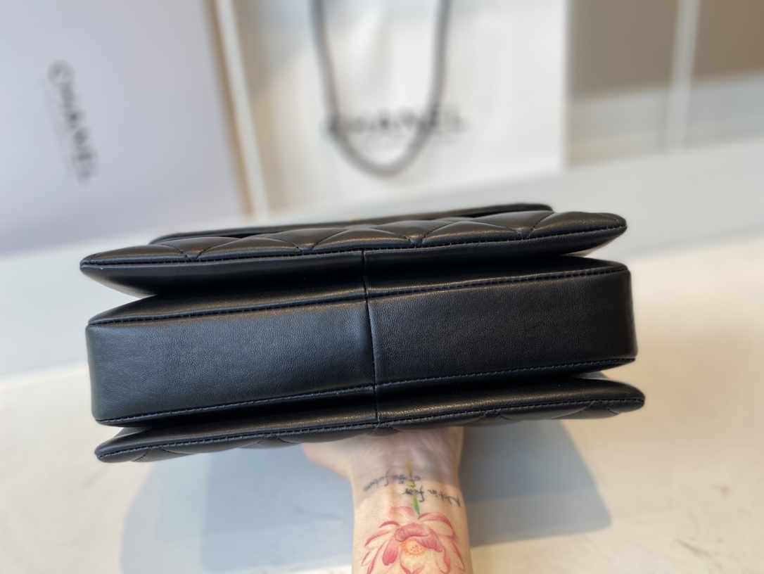 Ch@nel Trendy CC-Champagne Gold-25*17*12CM