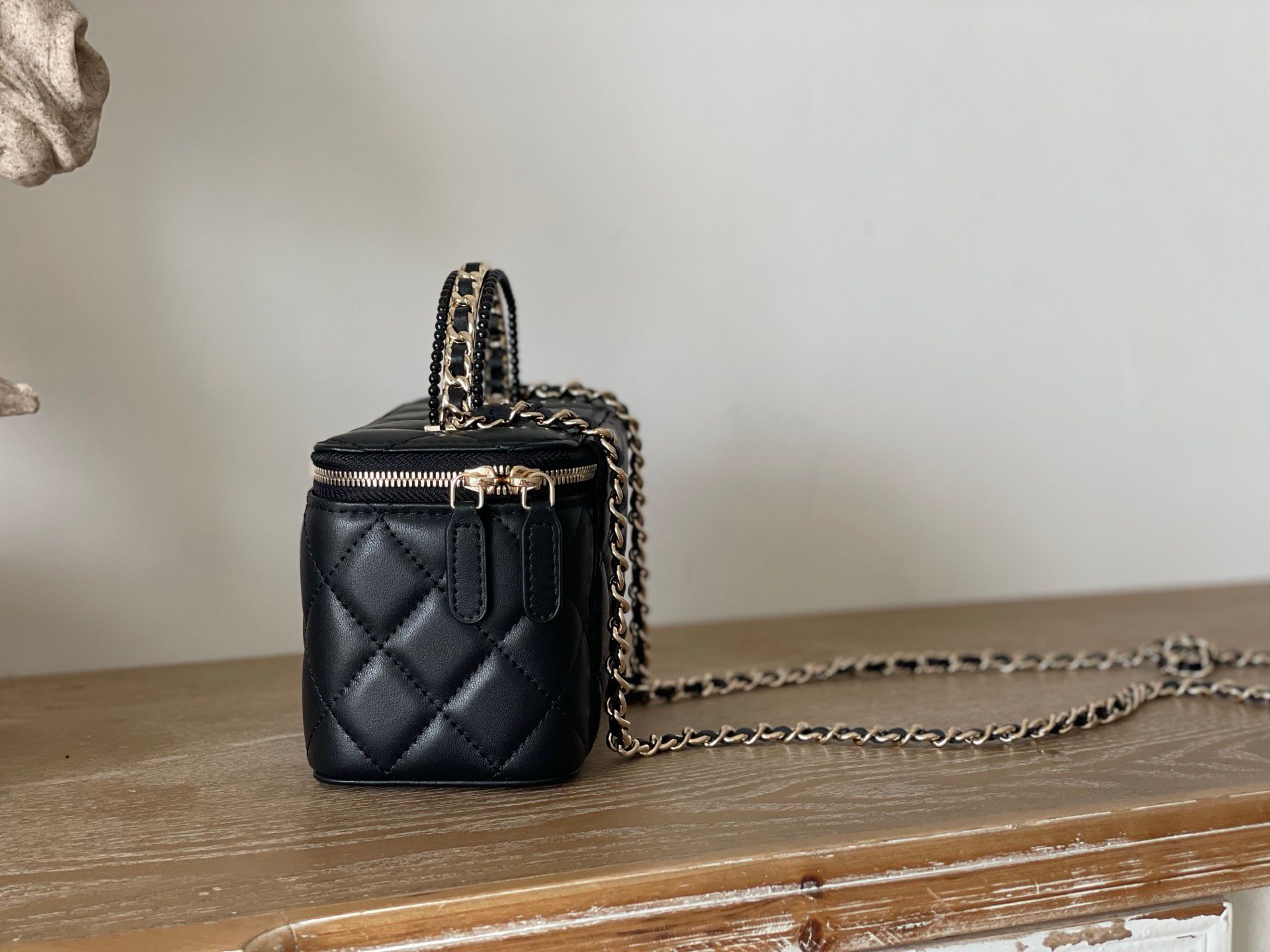 Ch@nel Cosmetic Bag-Caviar-BAG-2365324