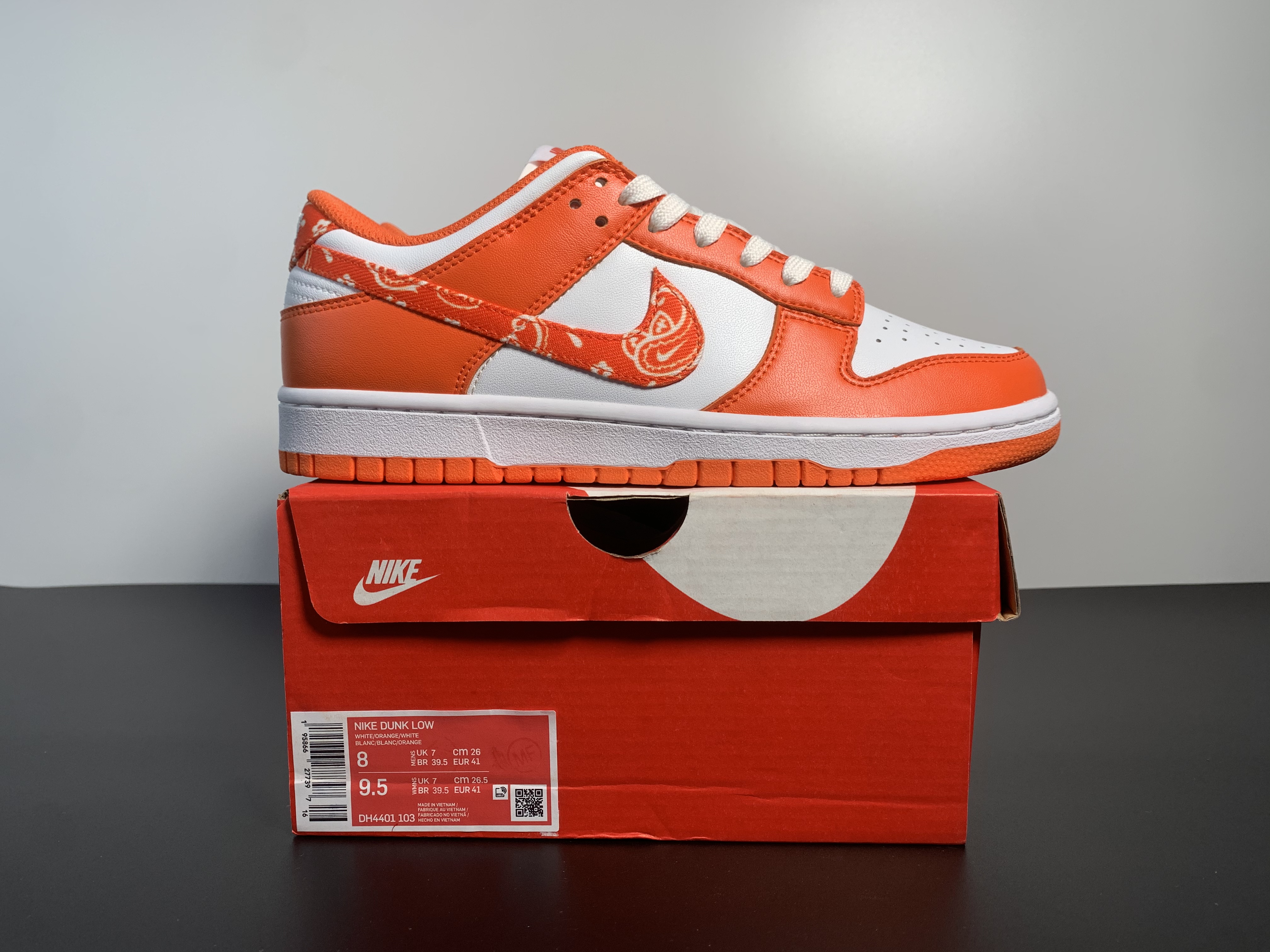 Dunk Low Essential Paisley Pack Orange DH4401-103