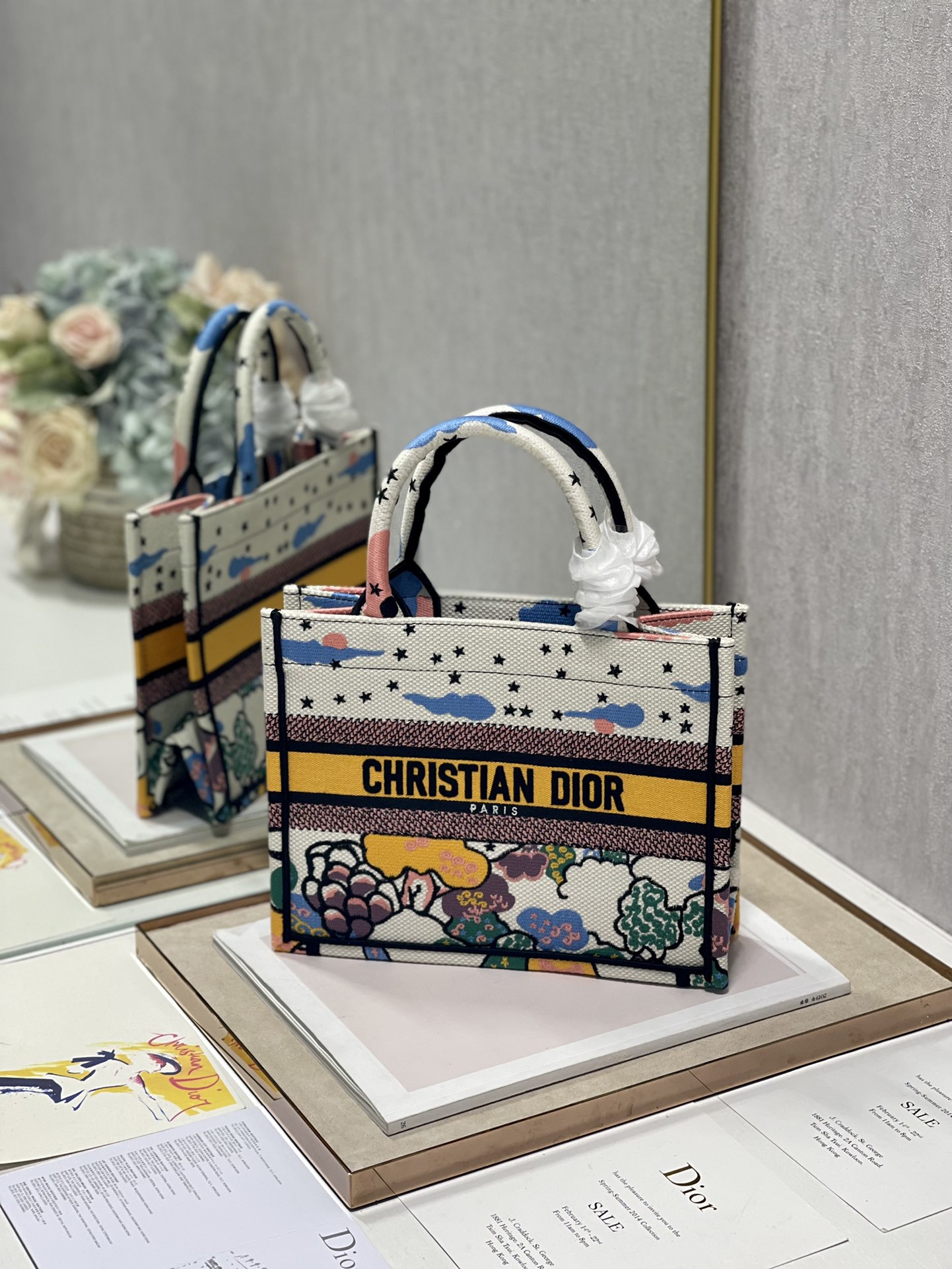 D*or small book tote-26*8*22cm