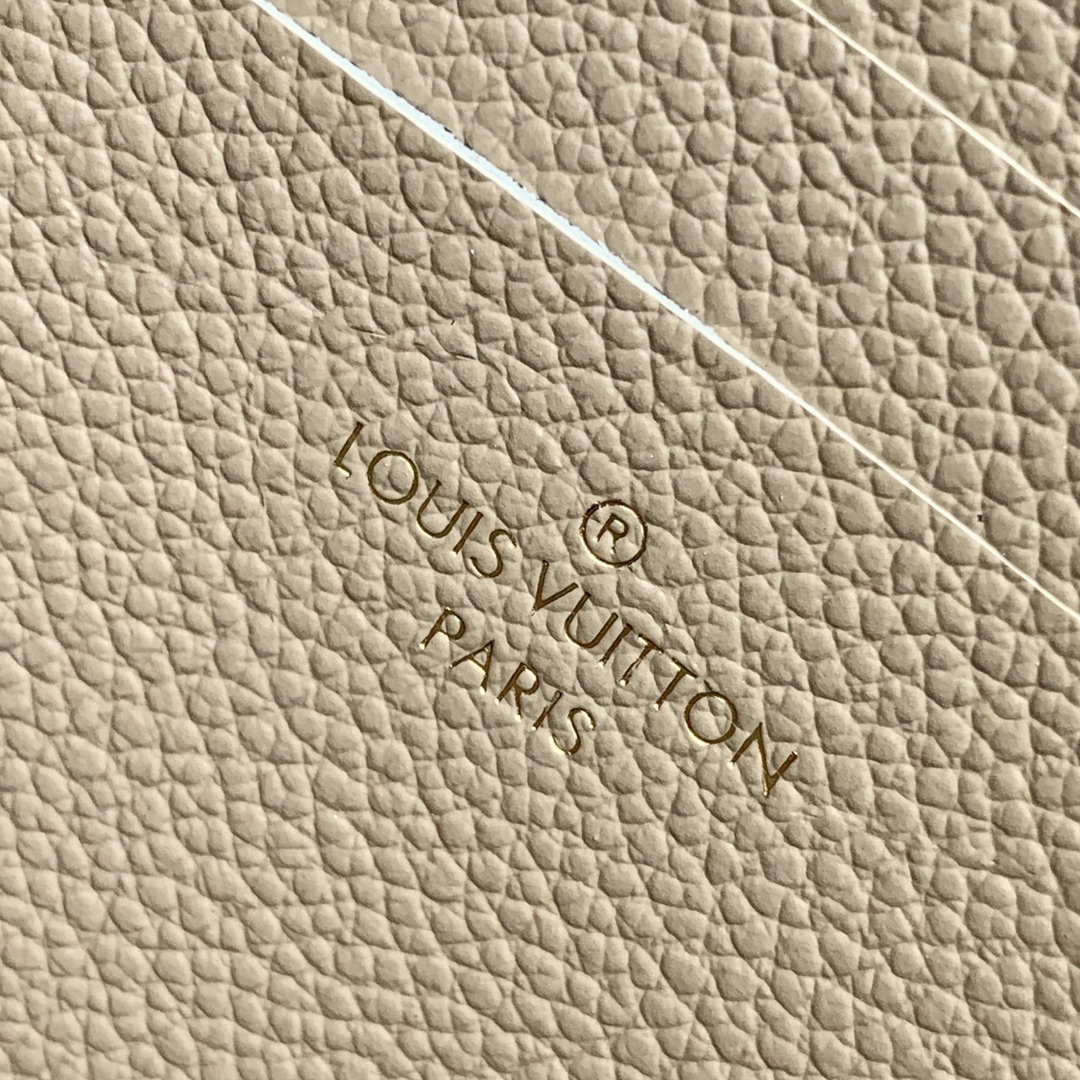 l0*is V*t0n m80084 pochette double zip bag -20*12.5*3cm