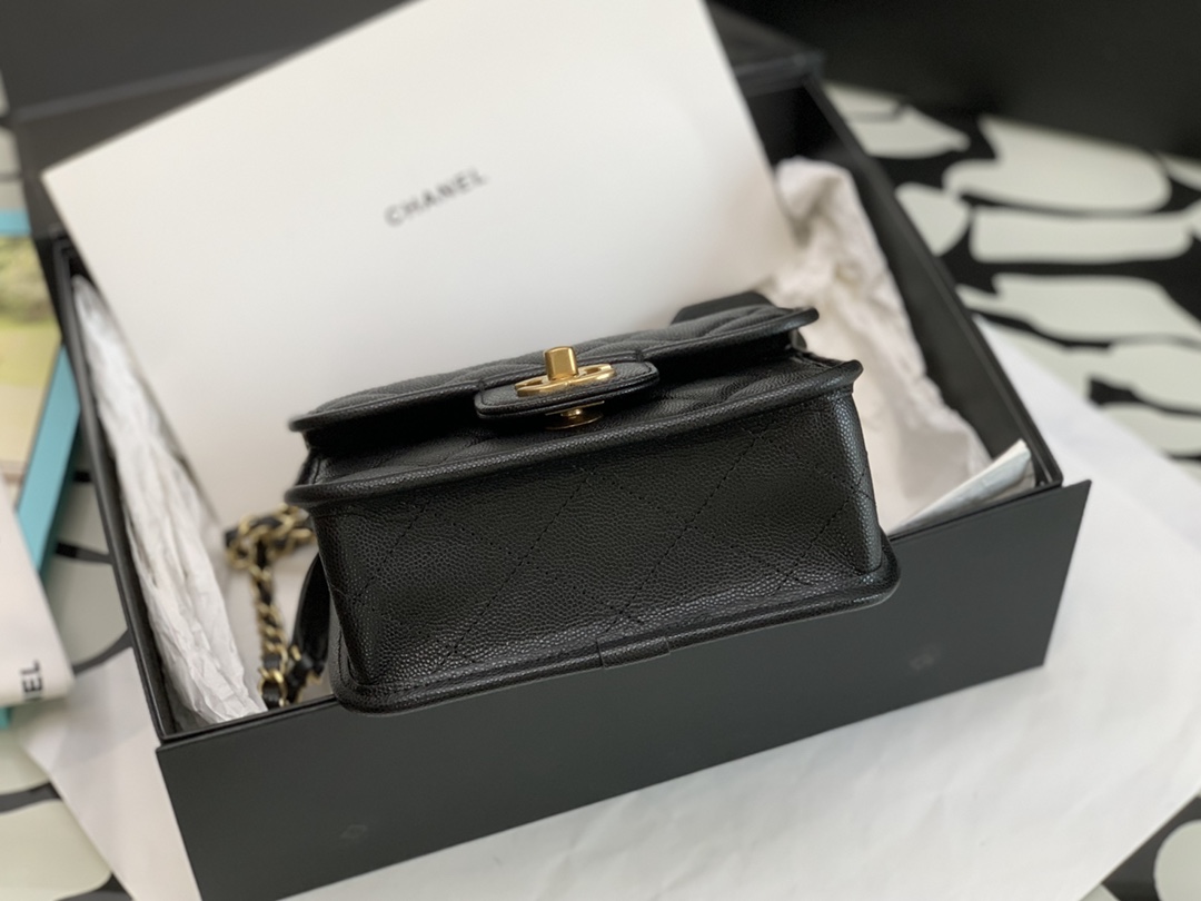 Ch@nel Flap Bag-17*20.5*6CM