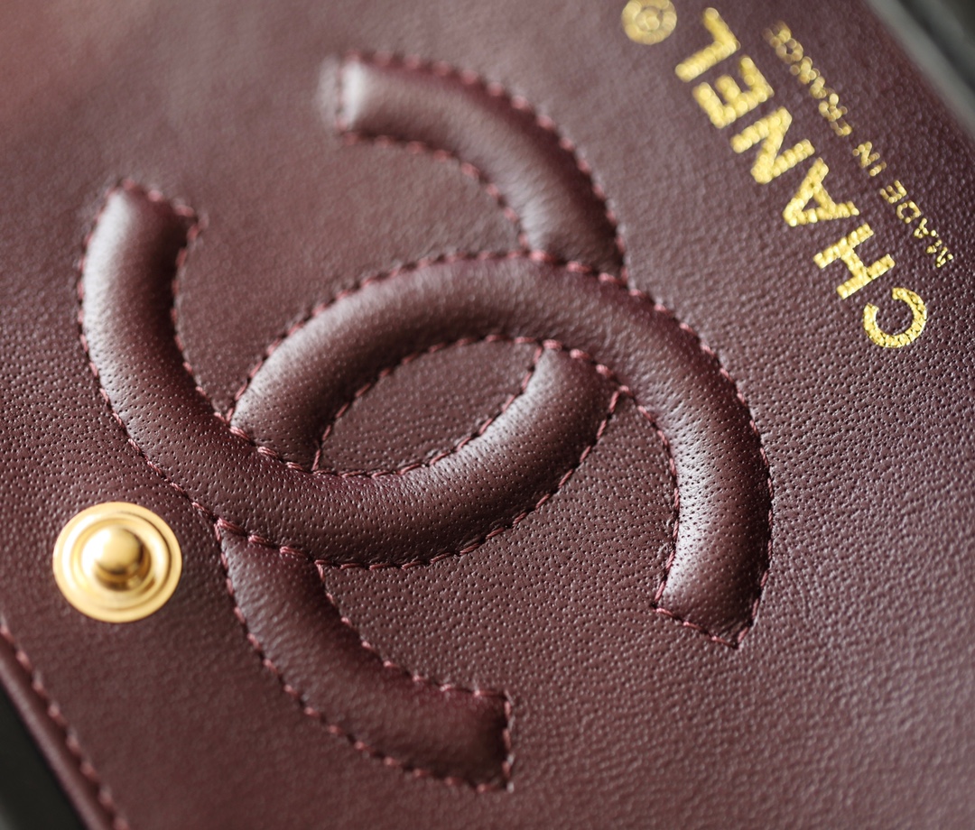 Ch@nel Flap Bag-Lambskin-23CM