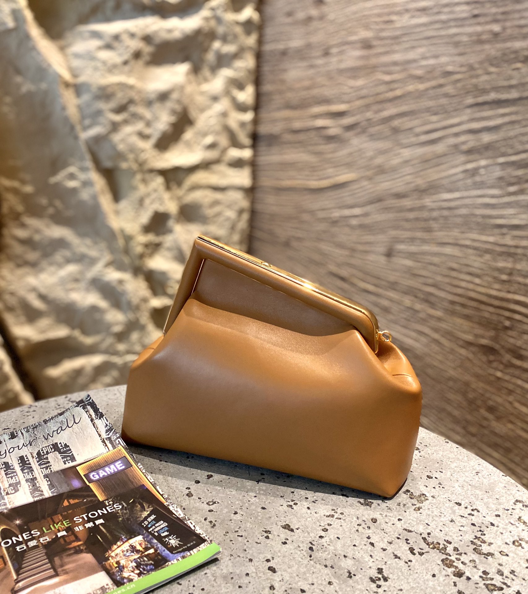 F**di first bag-26*18*9.5/32.5*23.5*15cm