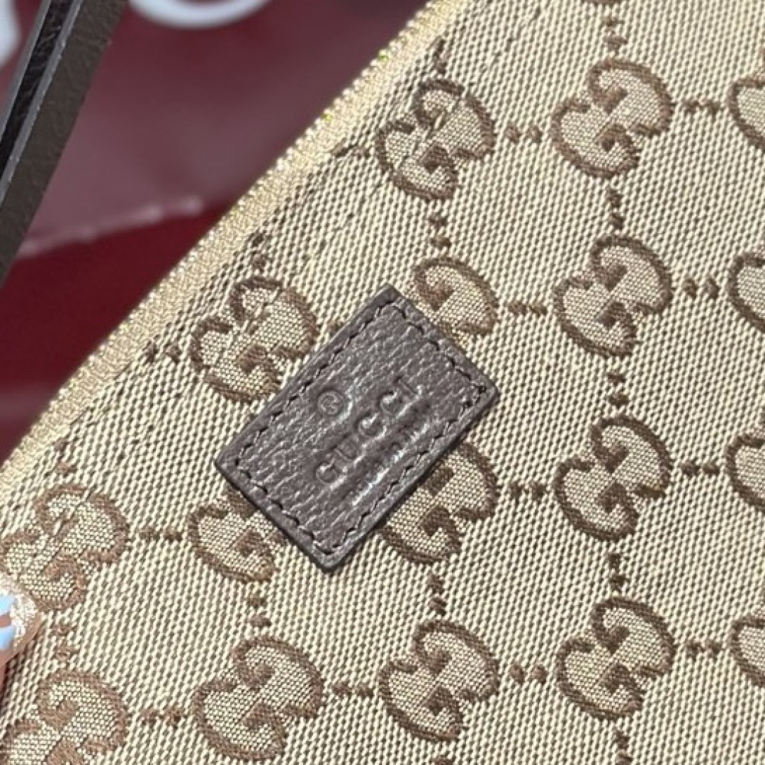 Gv*c*giglio large tote bag in beige and brown gg canvas-60*47*16cm