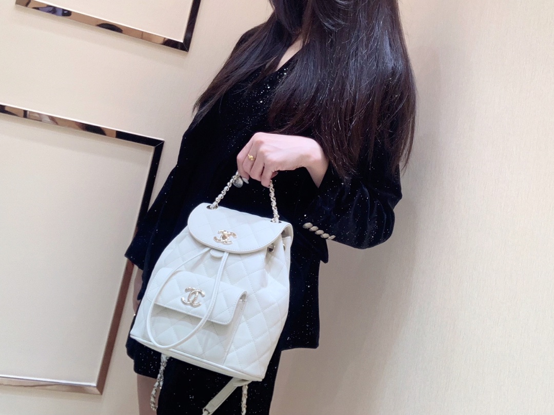 Ch@nel Backpack -22.5x24x12CM