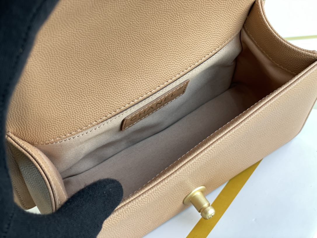 Ch@nel Boy Bag-Gravy-20CM