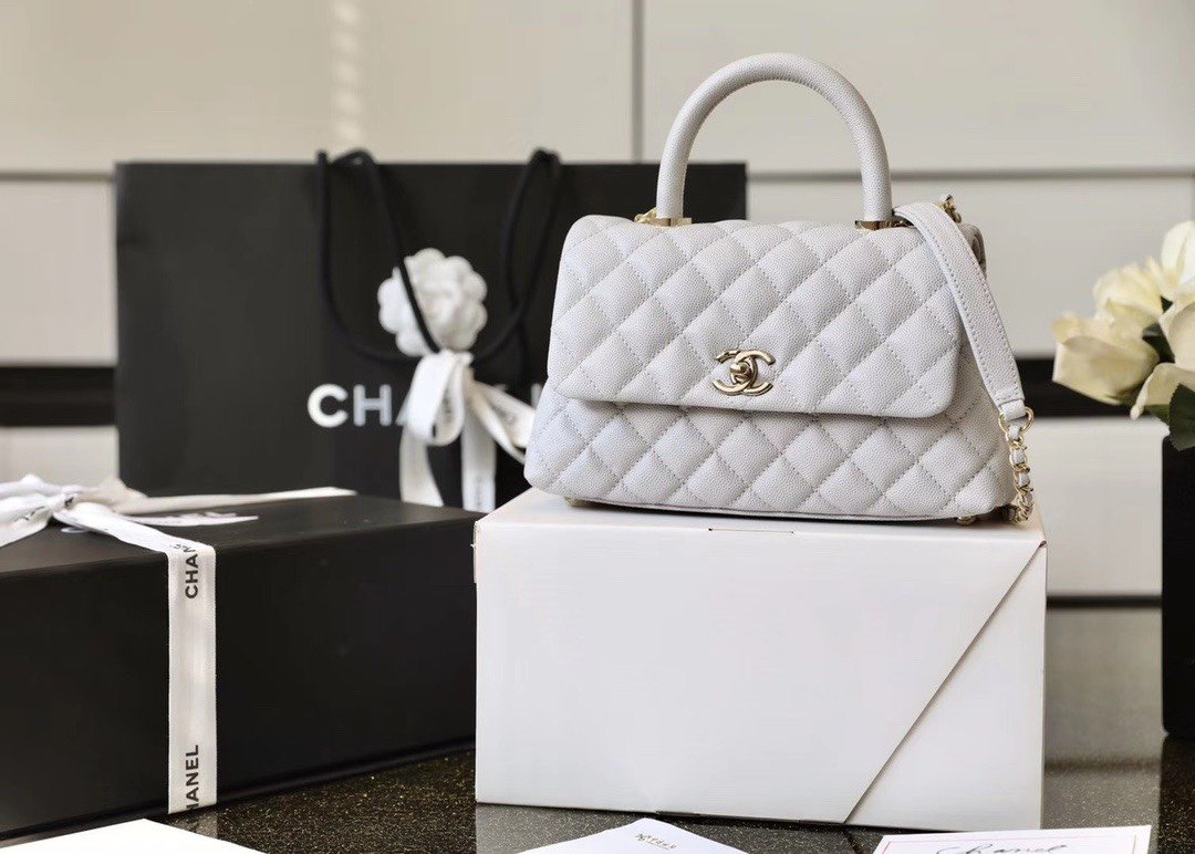 Ch@nel Coco Handlebag-Gold Hardware-23&28CM