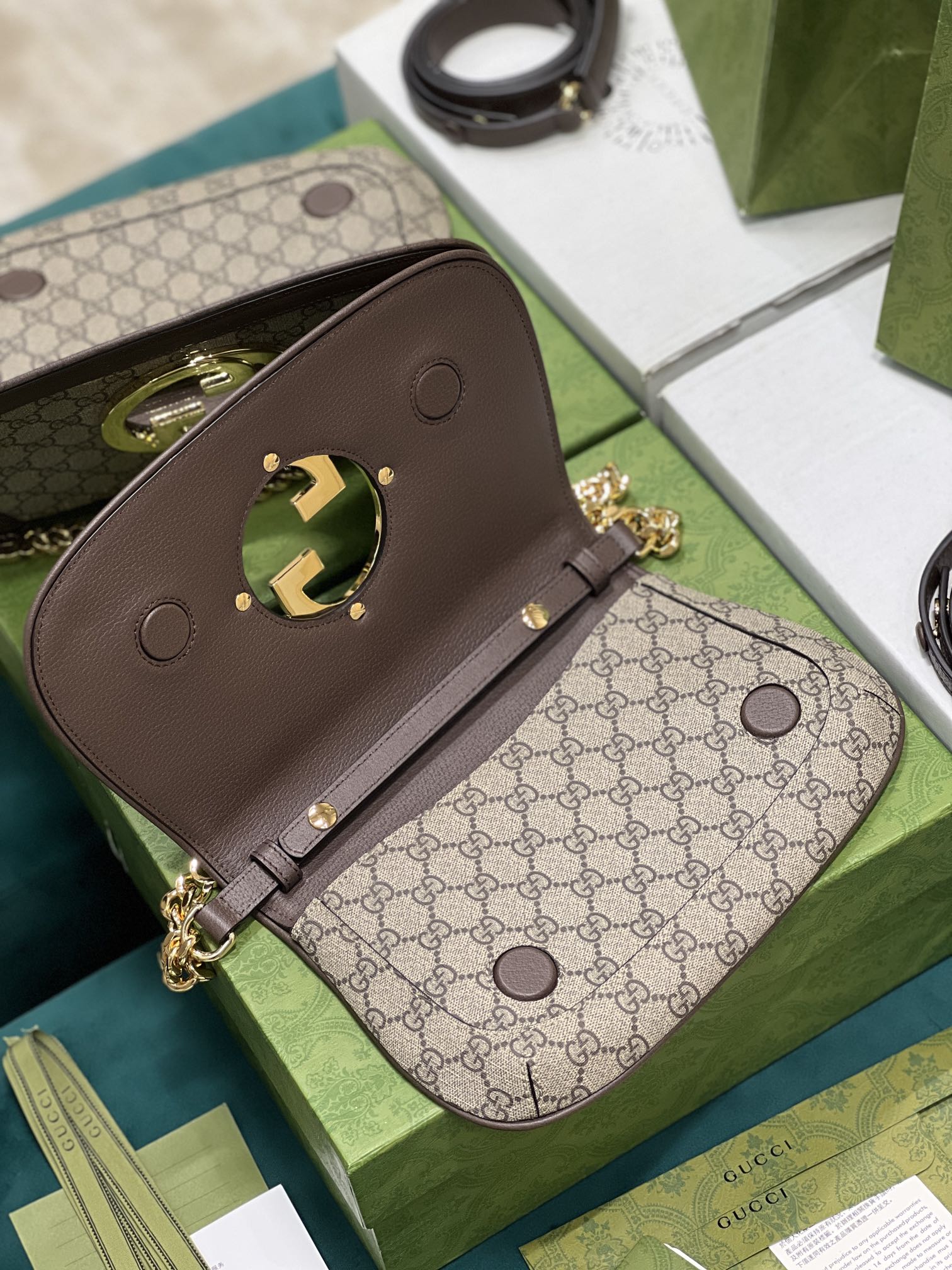 G*u*i blondie shoulder bag-28*16*4cm