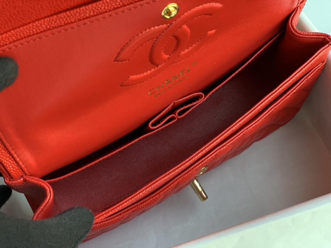 Ch@nel Flap Bag-Caviar Leather-25CM