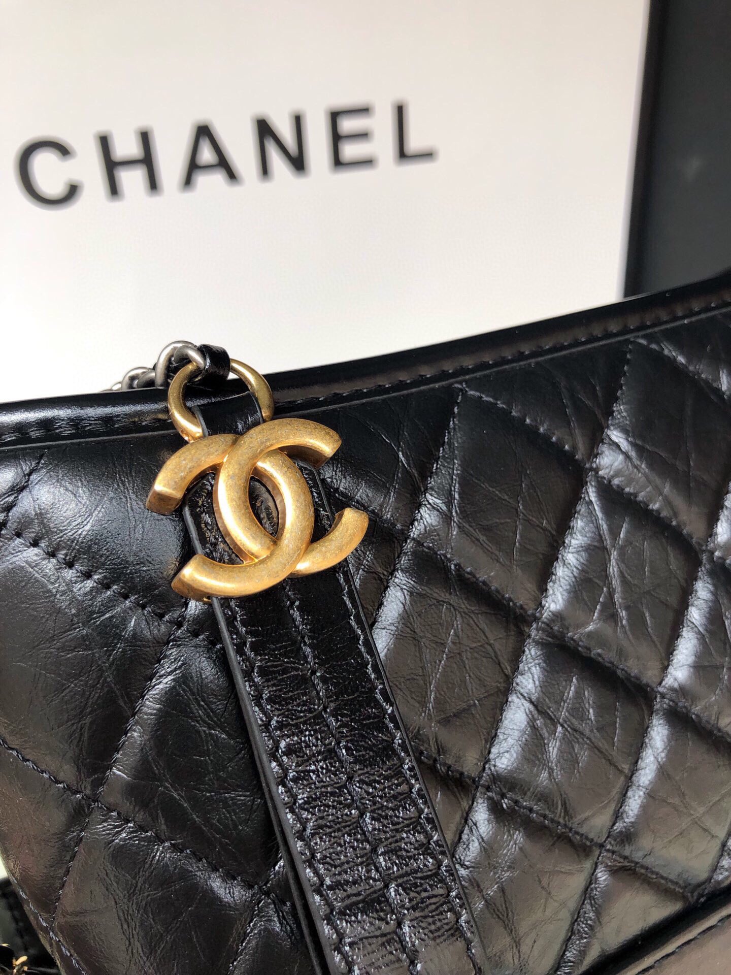 Ch@nel Medium Gabrielle Handbags-25CM