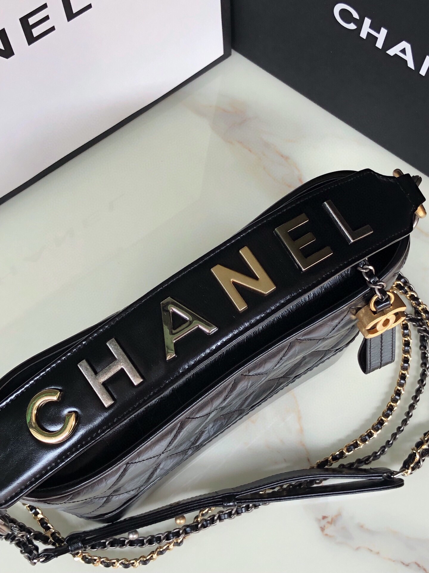 Ch@nel Medium Gabrielle Handbags-25CM