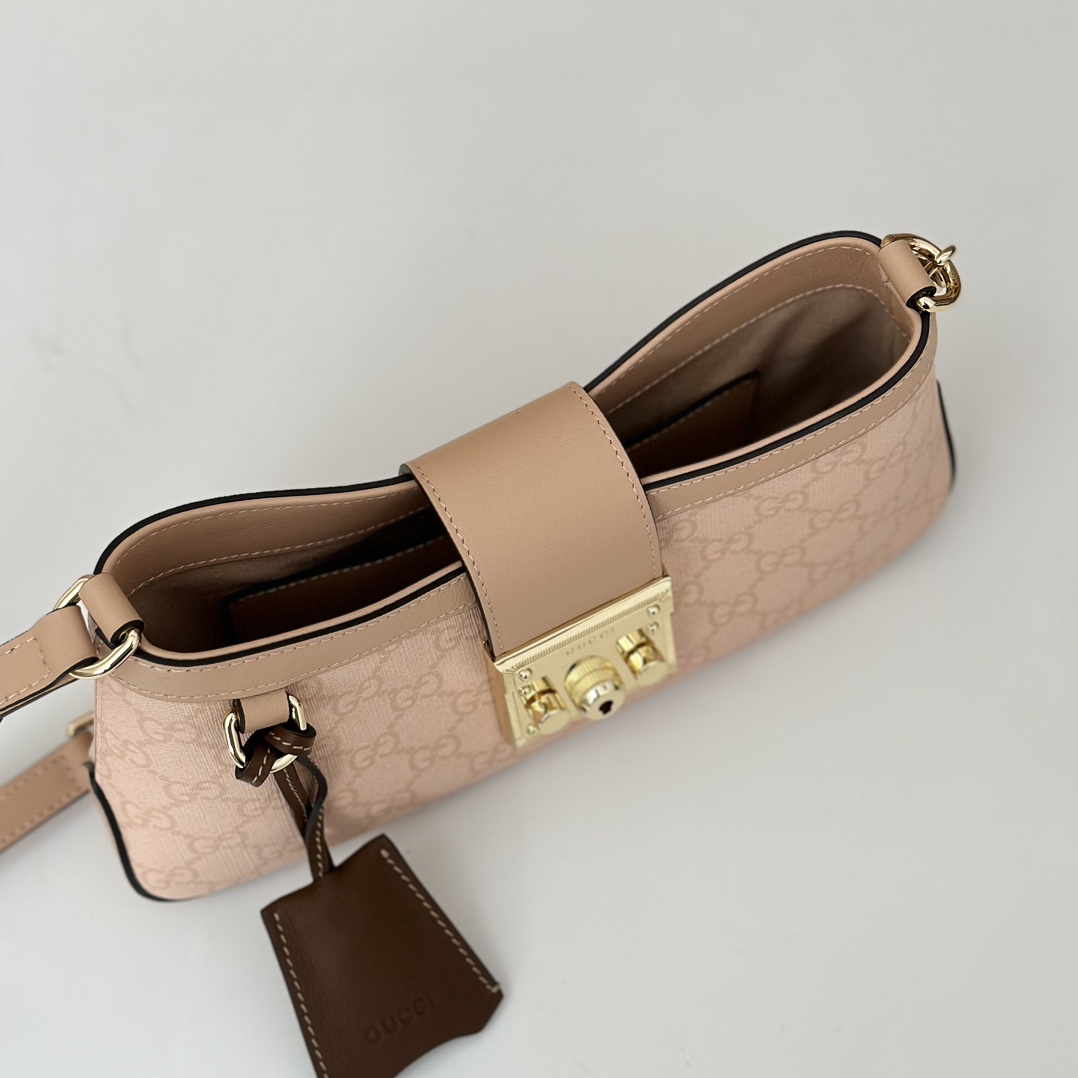 Gvc*1 Padlock Small Shoulder Bag-23.5*15*6CM