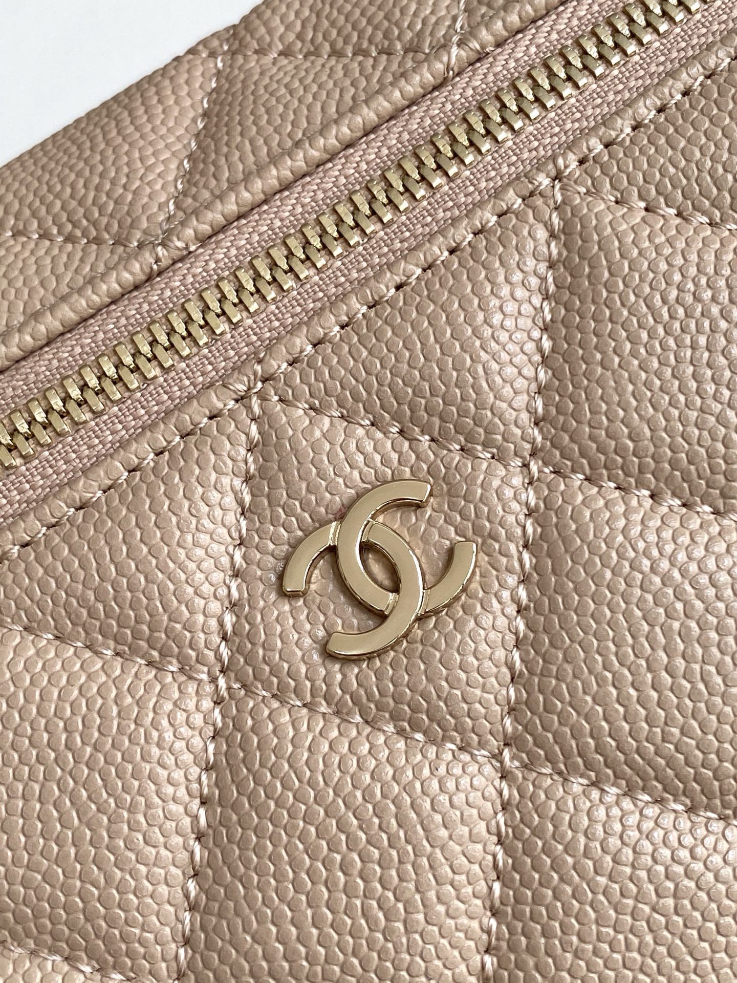 Ch@nel Cosmetic Bag-Caviar-18CM