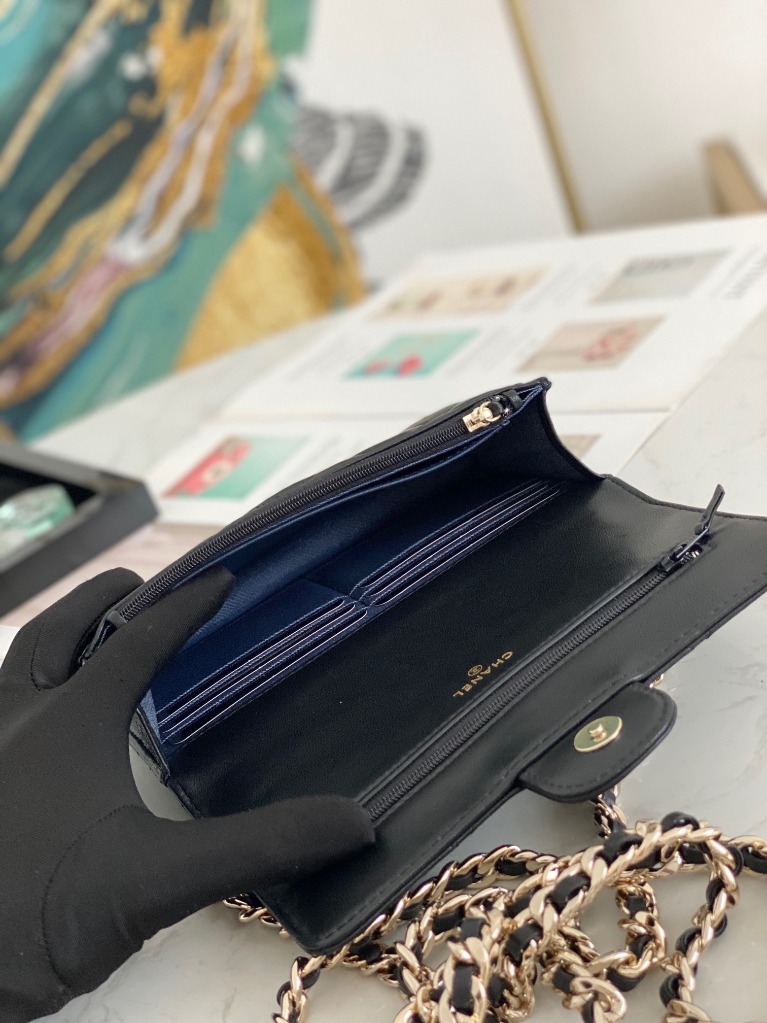 Ch@nel Wallet On Chain-19*12*3.5CM