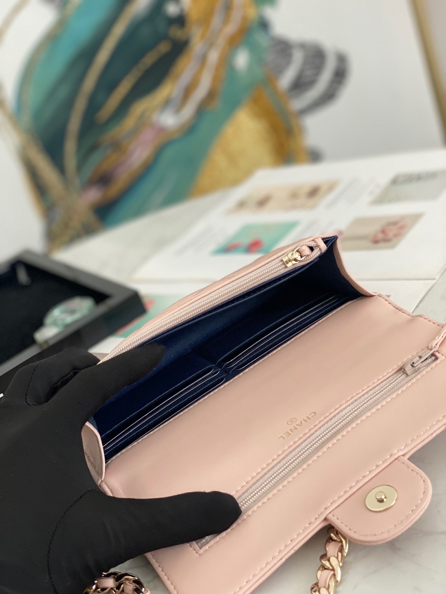 Ch@nel Wallet On Chain-19*12*3.5CM