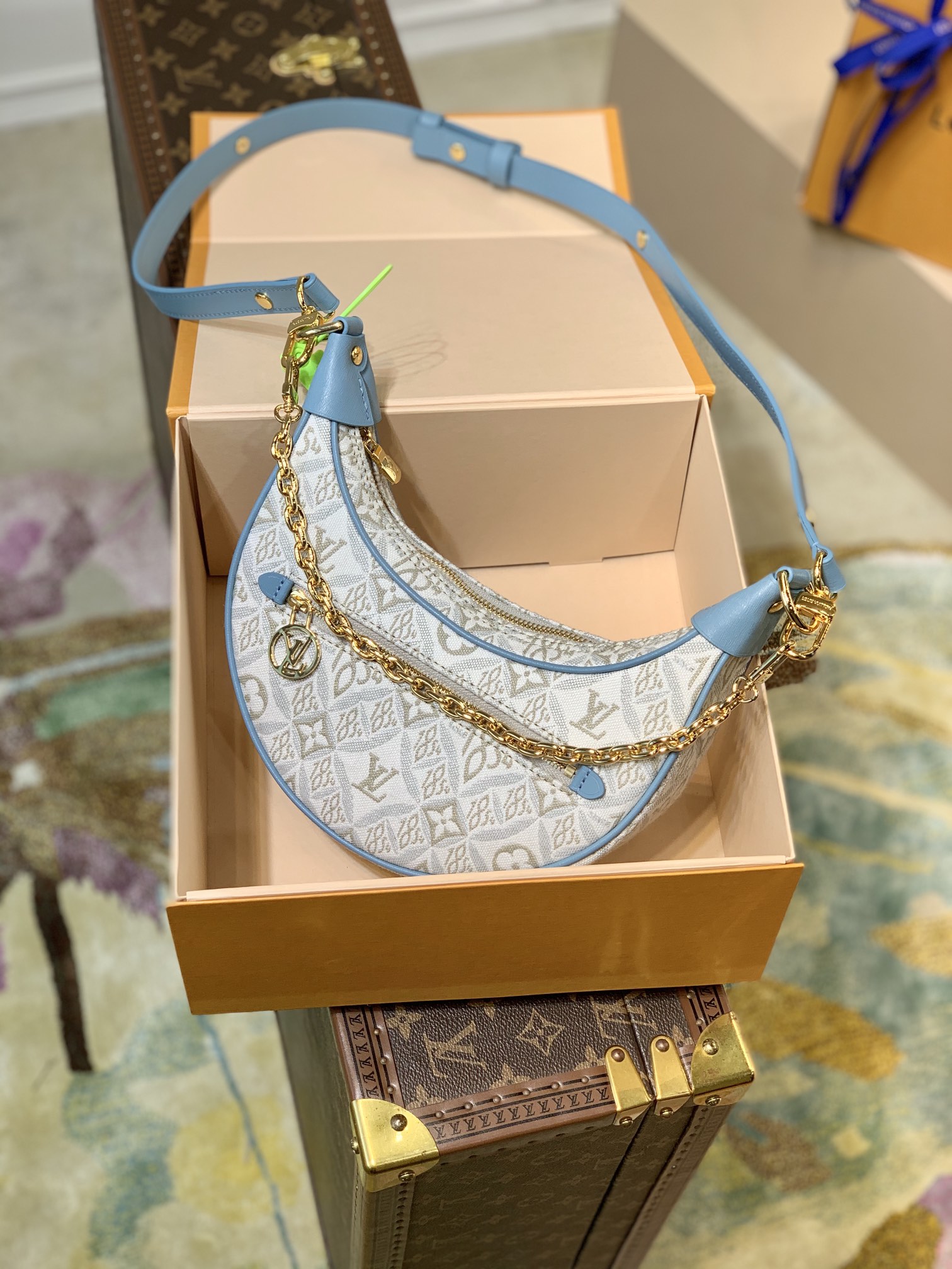 l0*is V*t0n loop handbags-m40511-23*13*6cm