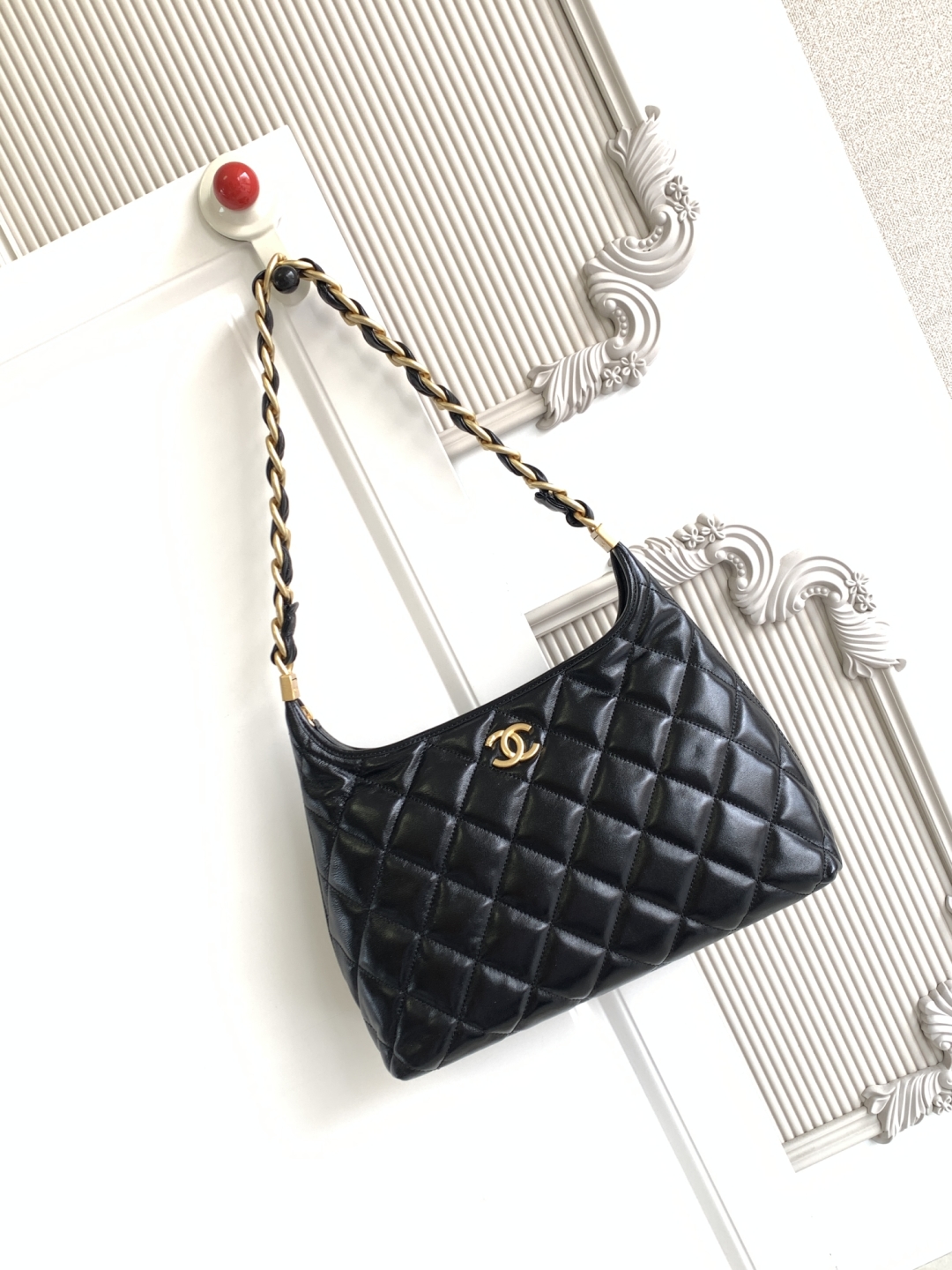 Ch@nel 2025SS Hobo Bag-32x30x12CM