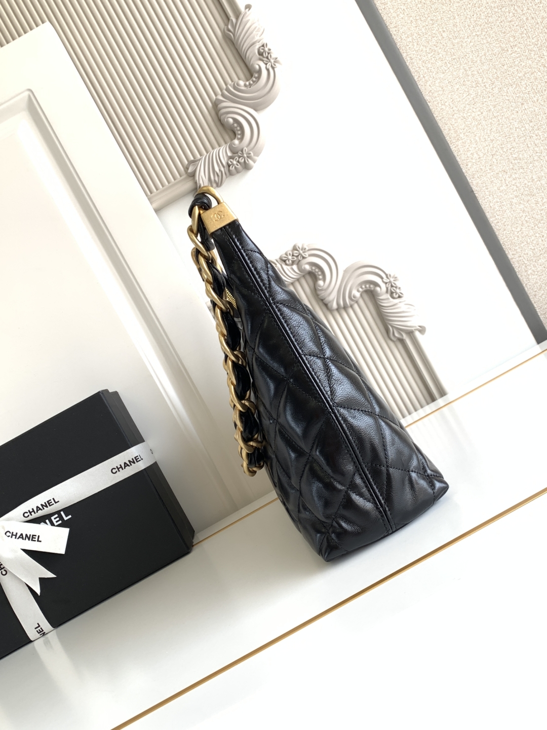 Ch@nel 2025SS Hobo Bag-32x30x12CM