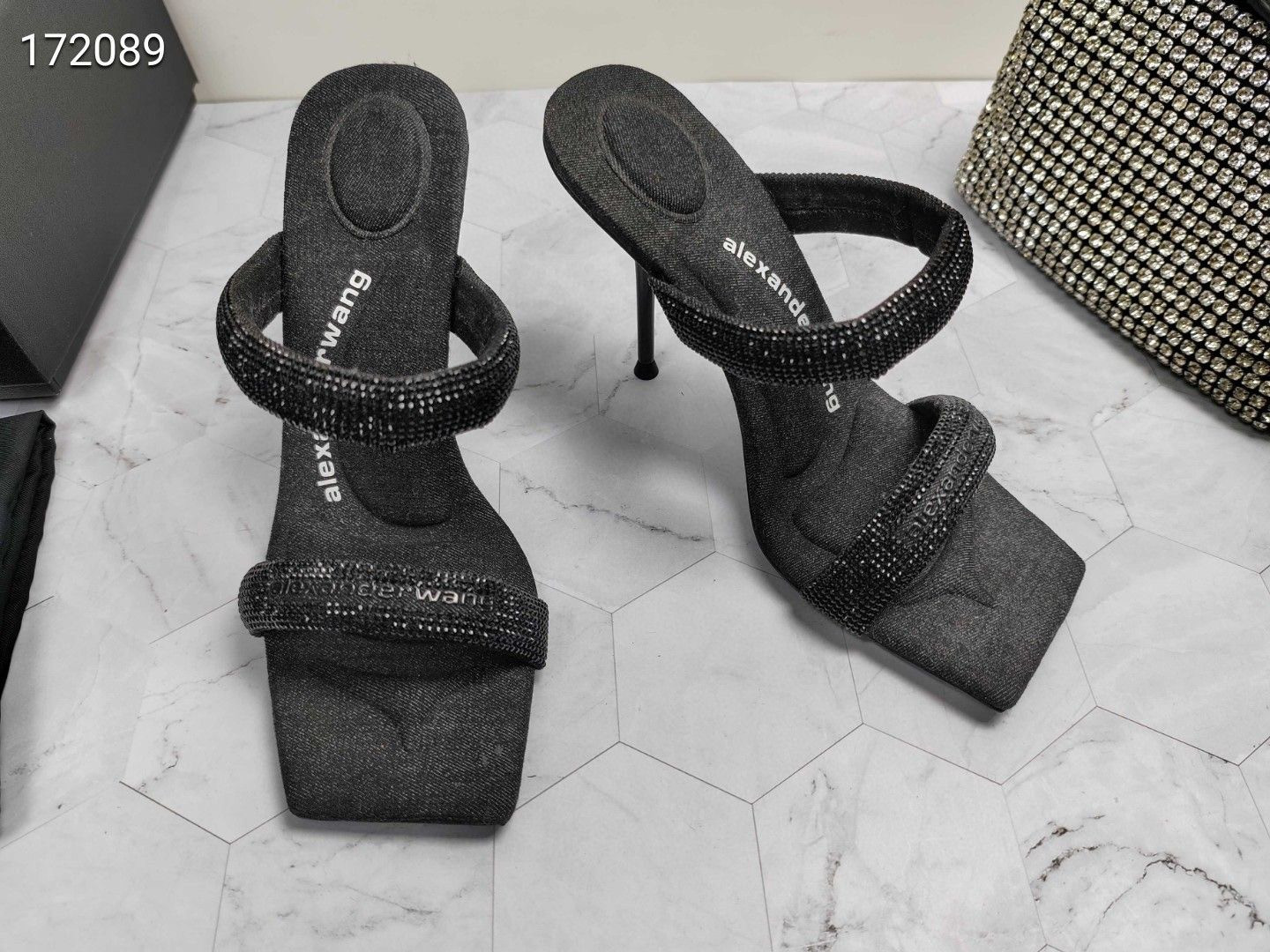 A1exa*der wang women''s julie tubular embellished sandals -10.5cm