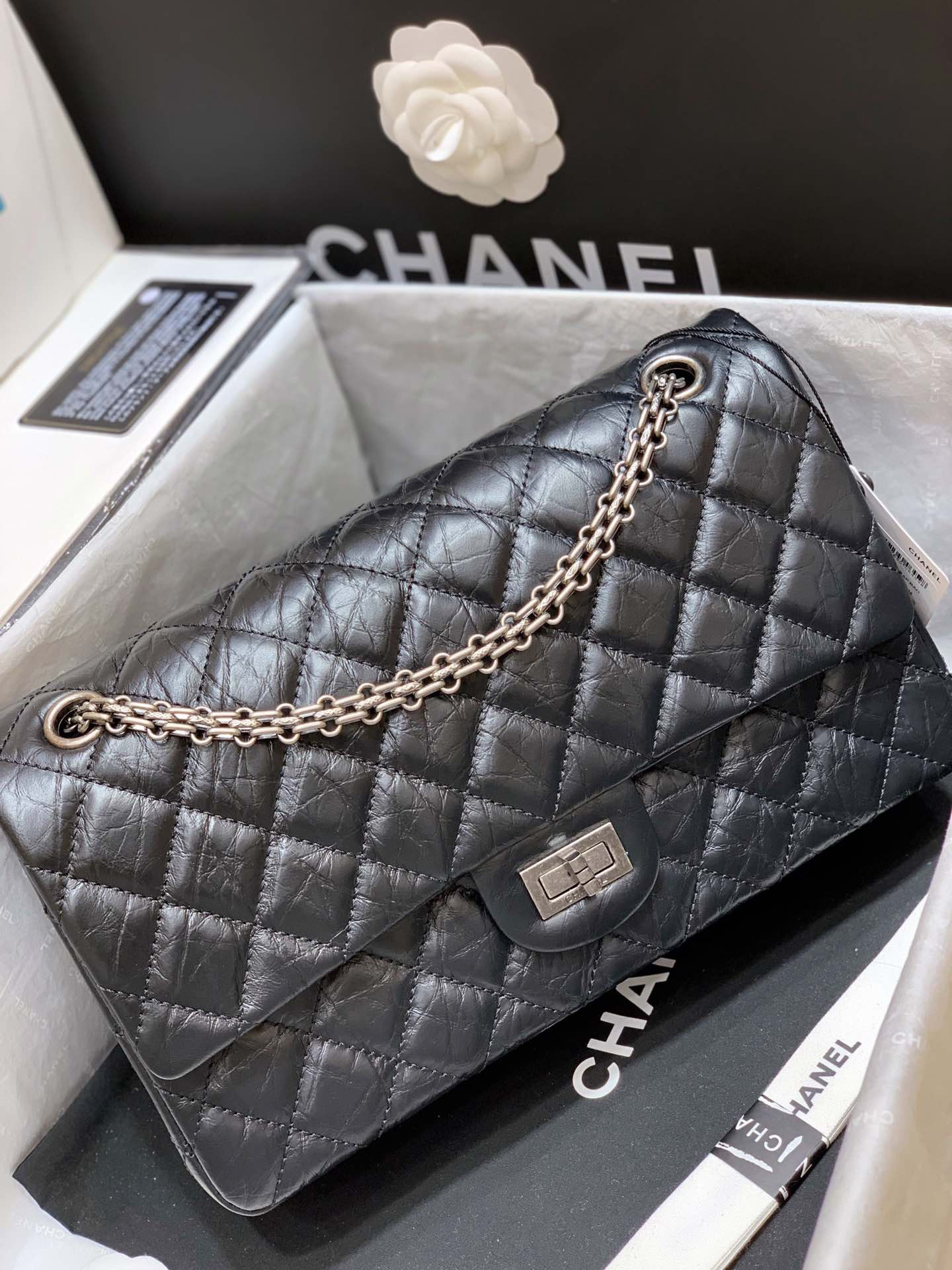 Ch@nel Reissue 2.55 Flap Bag -28CM