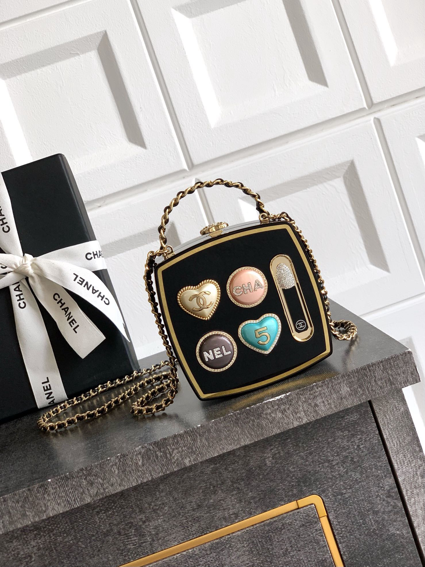 Ch@nel Cosmetic Bag-14×11×4.5CM