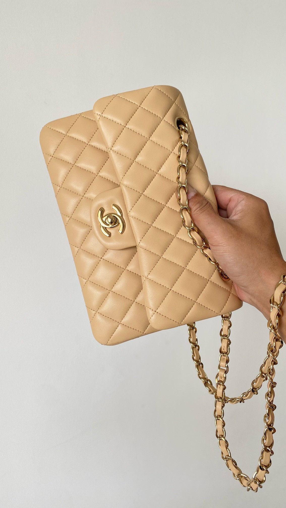 Ch@nel Flap Bag-Caviar-23CM