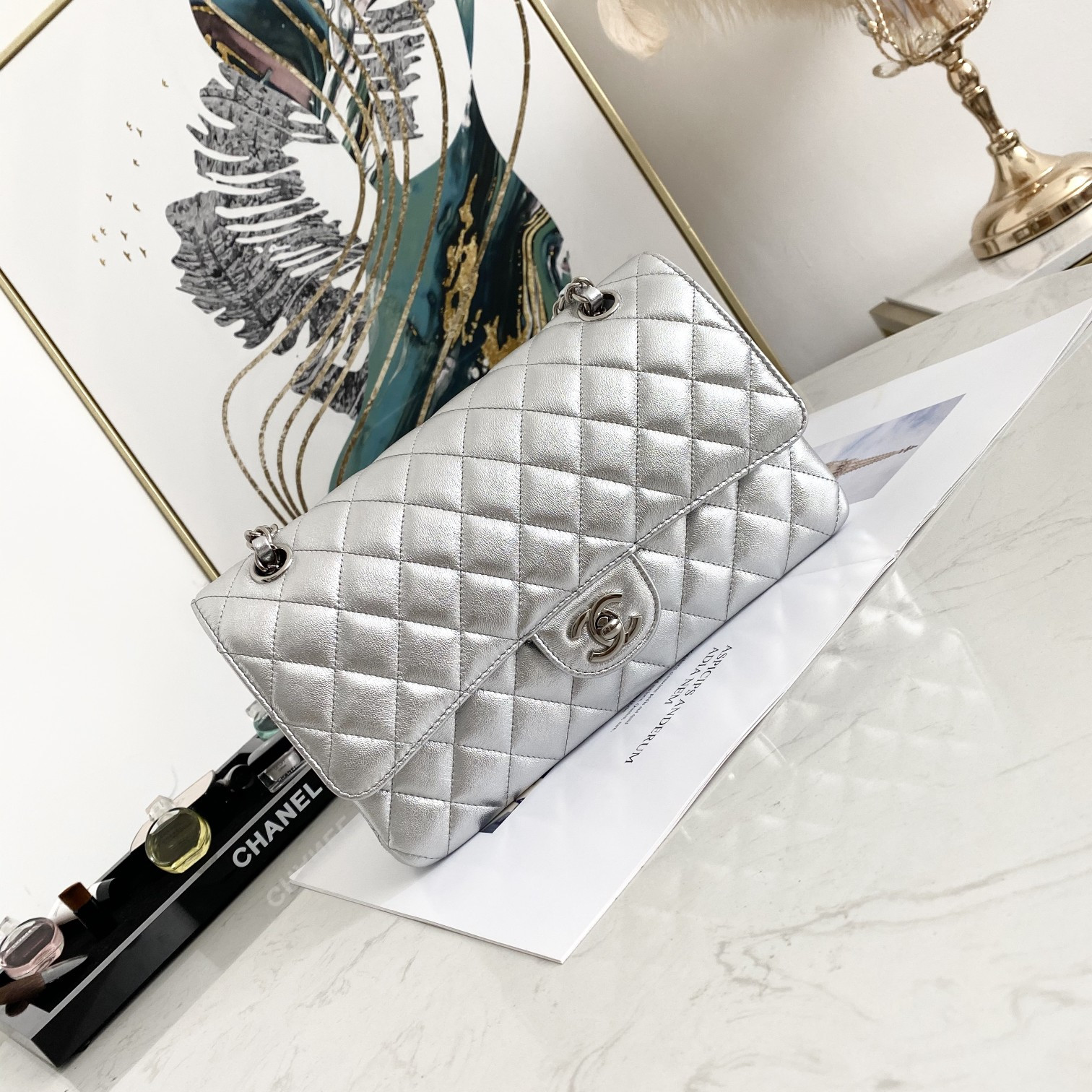 Ch@nel Flap Bag-25CM