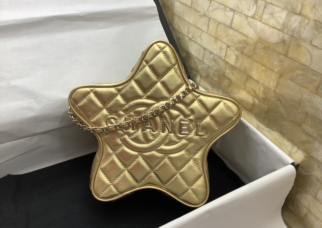 Ch@nel 2024SS Star Coin Purse-22.5 *22.5 *6CM