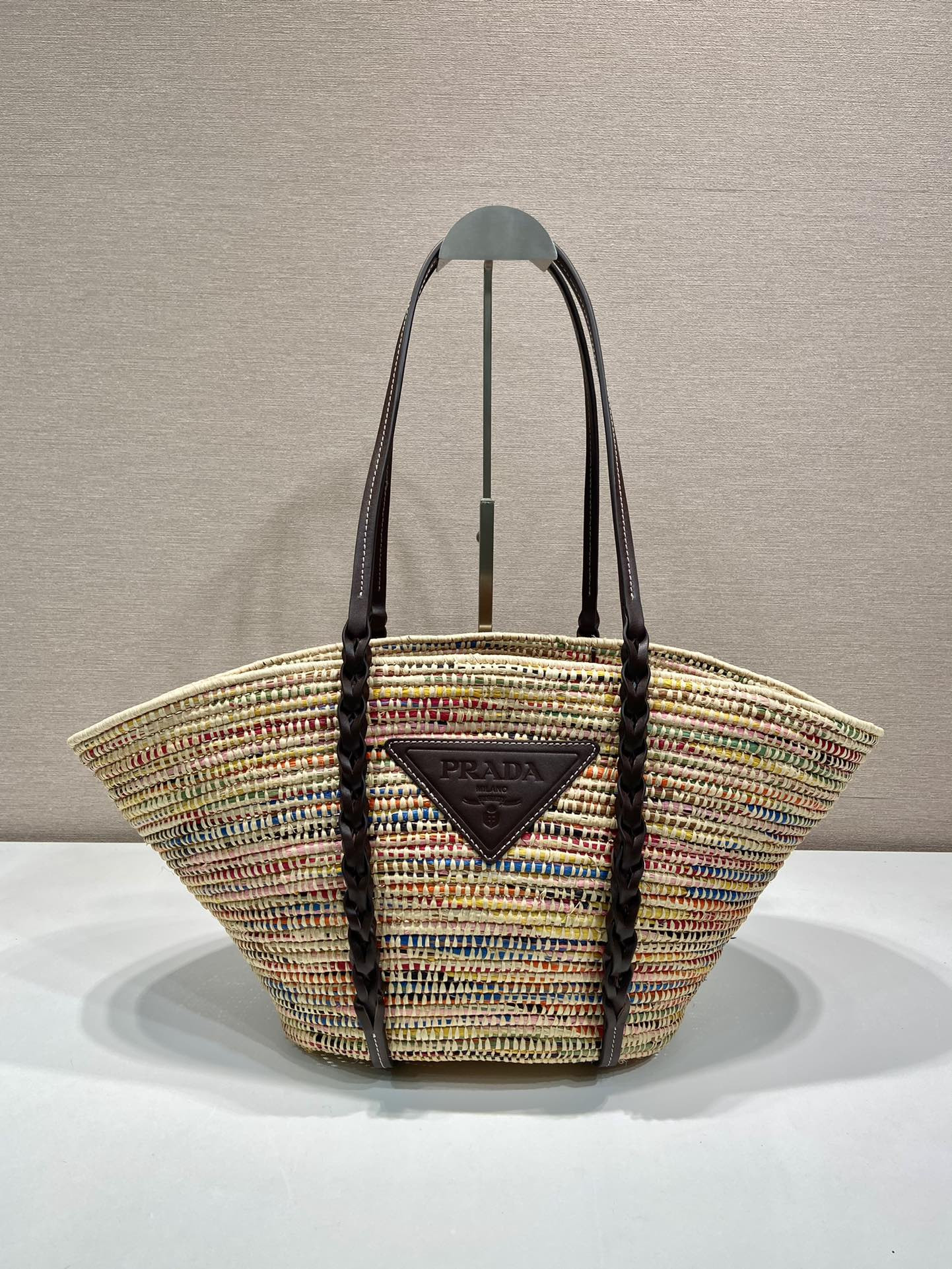 Pra*a 1bg312 basket bag-24*24*17cm