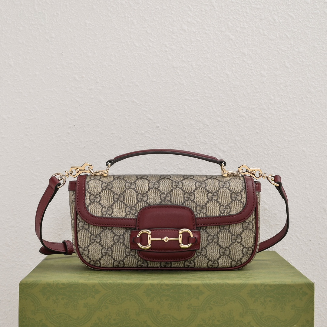 G*u*i horsebit 1955 bag-22.5*12.5*5.5cm