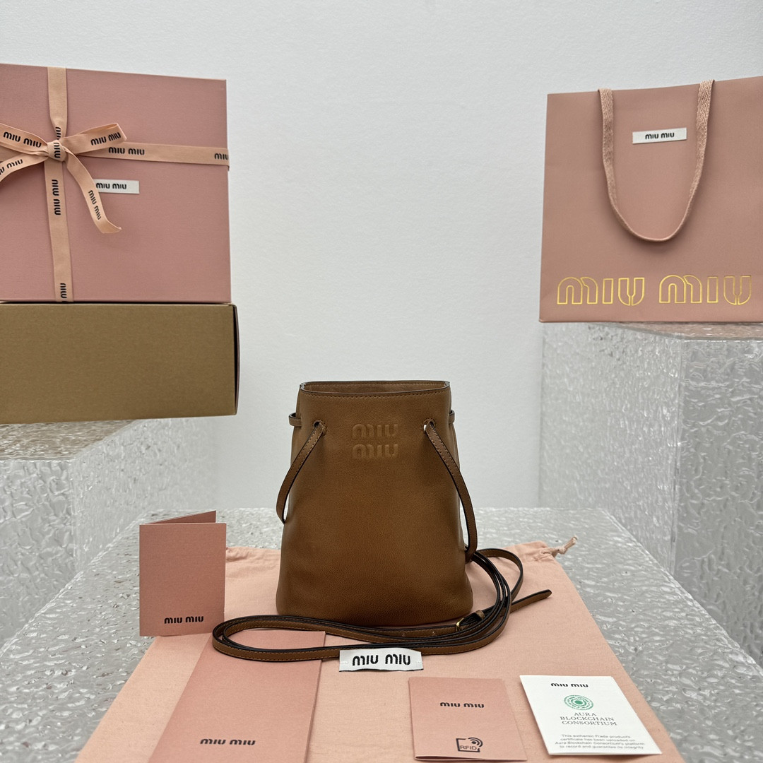 M1um1u Nappa Bag -14*17*6CM