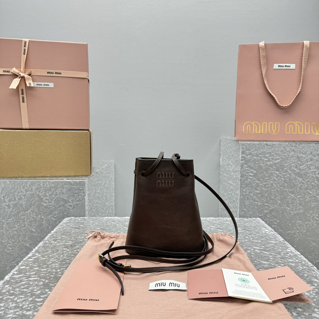 M1um1u Nappa Bag -14*17*6CM