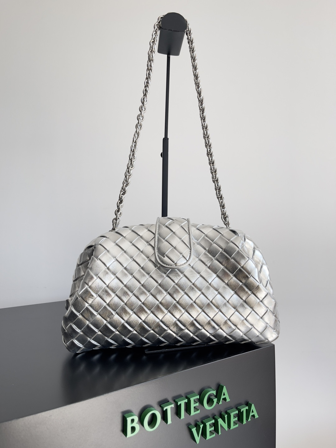 B0tt*ga Ven*ta Lauren 1980 Teen Leather Clutch-31.5*16.5*11CM