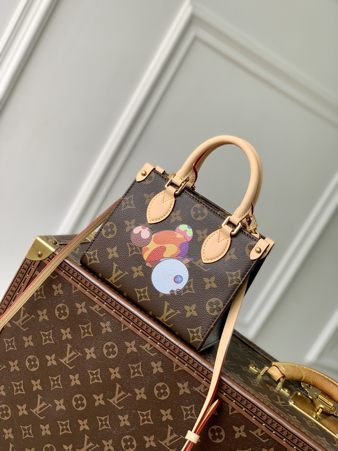 l0vis Vvtt0n &tm onthego bb monogram canvas-m13668-15 x 8.5 x 18cm