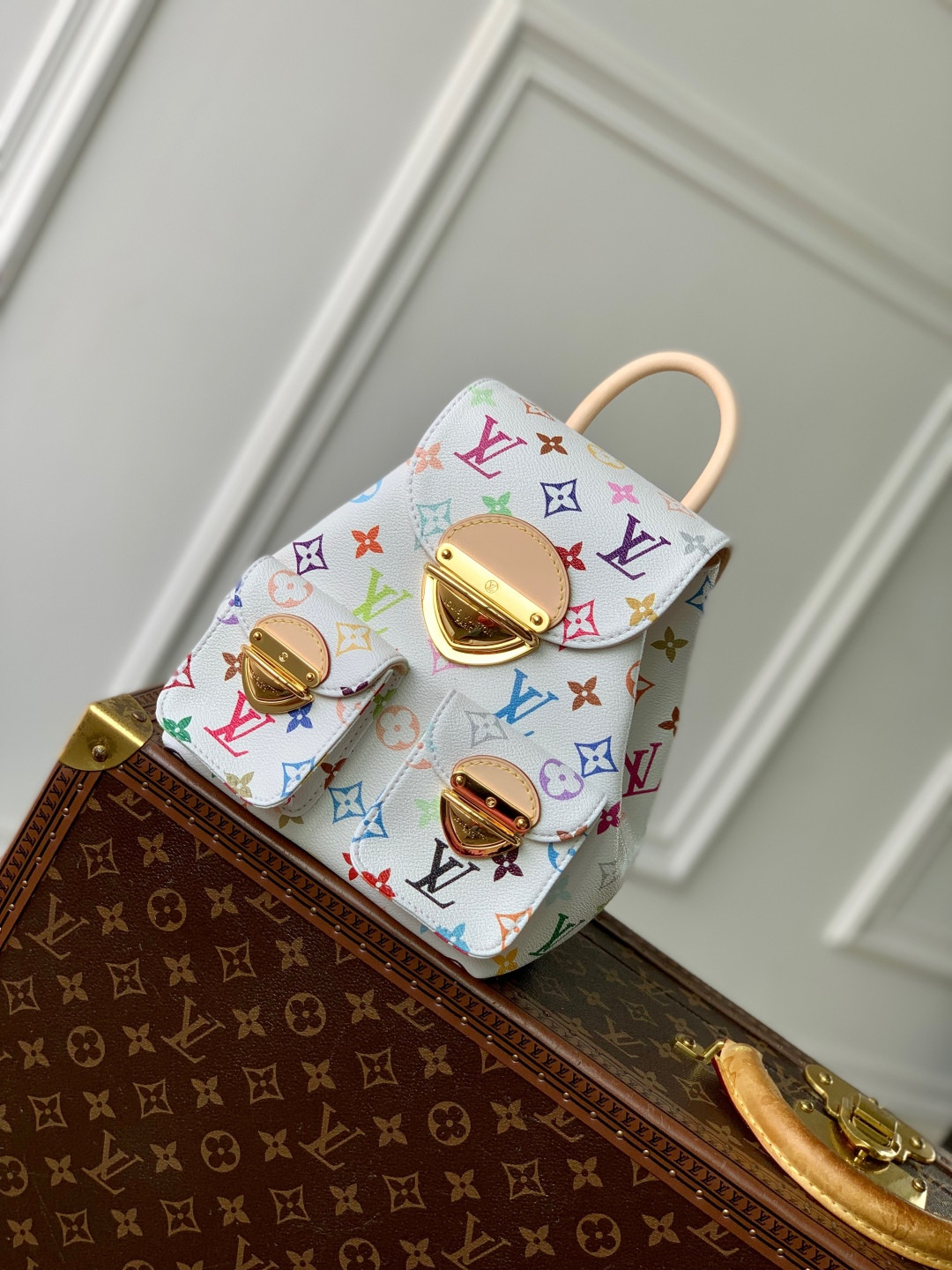 l0vis Vvtt0n x takashi murakami "venise" backpack m13081-24x26x7cm