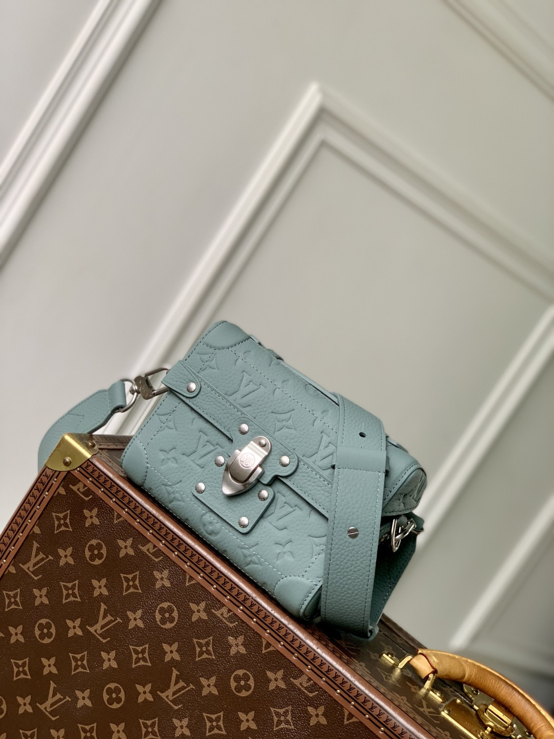 L0vis Vvtt0n Soul Trunk Handbag-15 x 7 x 19CM