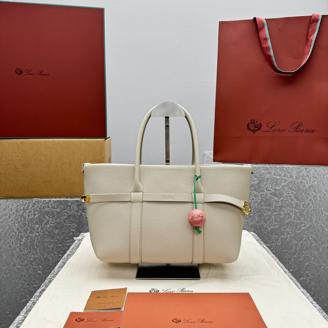 L0r0 P1ana Ghiera Shopper Bag-28*19*12CM