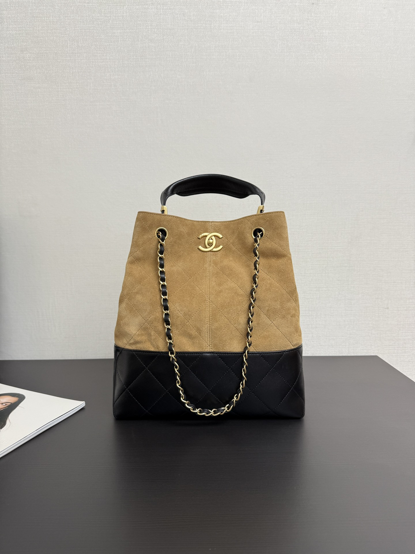 Ch@nel 2025SS Shopping Bag-31*28*12CM