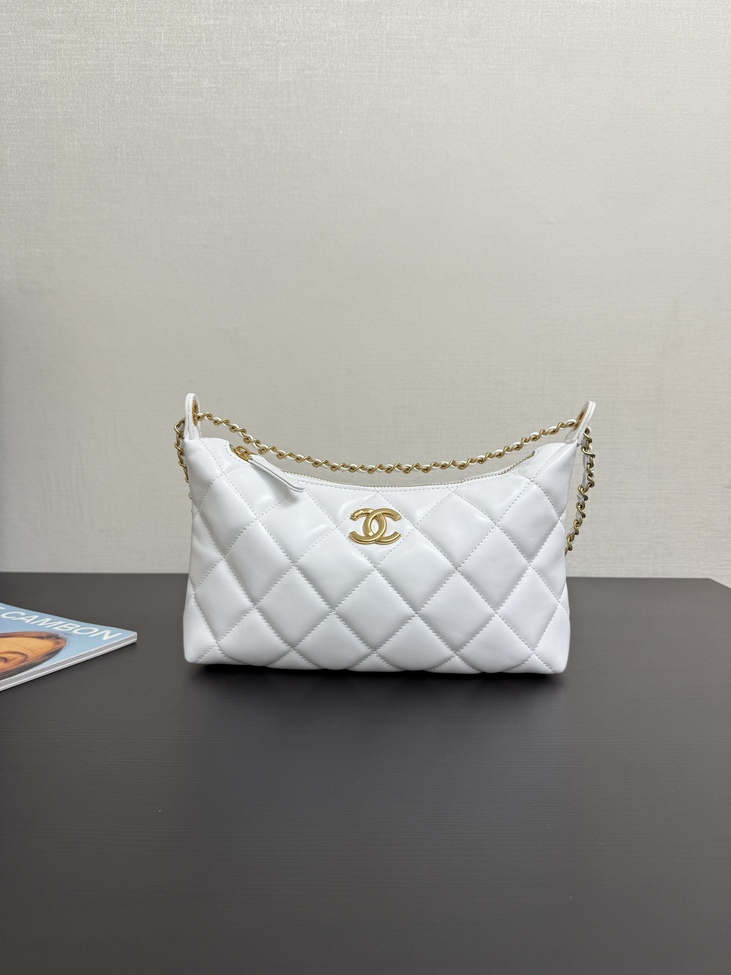 Ch@nel 2025SS Hobo Bag-25*15*5.5CM