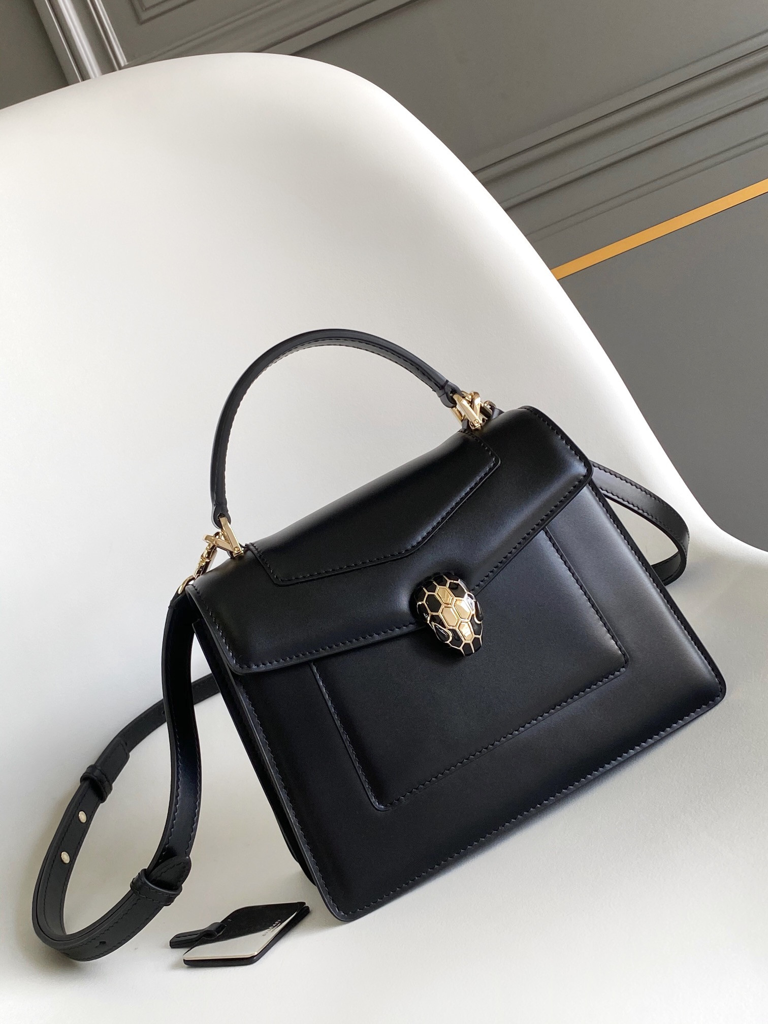 Bv1g*ai Serpenti Forever Bag-20.5X 15X 9CM