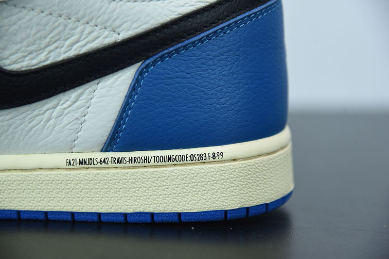 TRAVIS SCOTT X FRAGMENT X AIR JORDAN 1 HIGH OG SP MILITARY BLUE DH3227-105 (WITH UPDATED BOX)