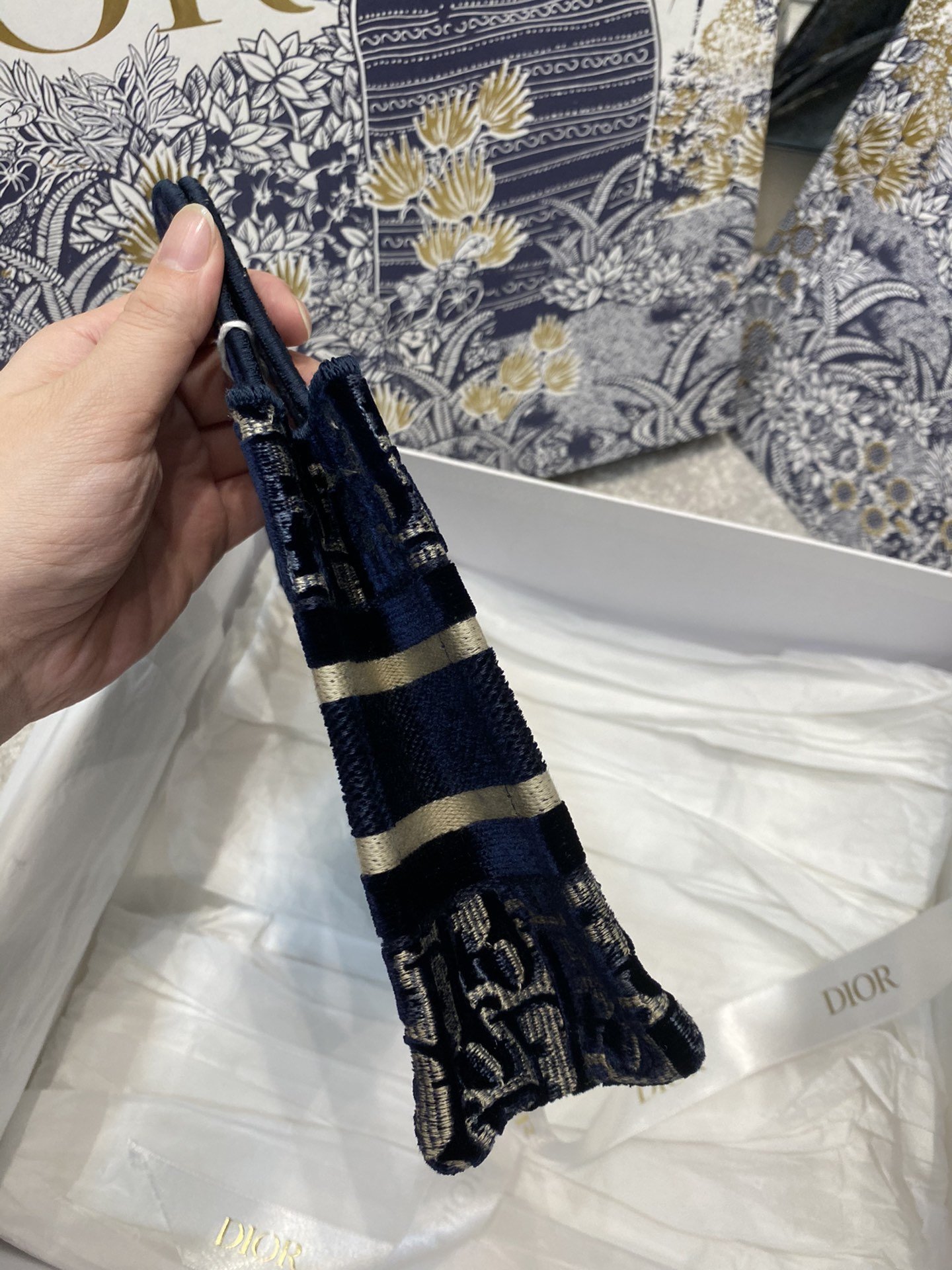 D*or mini book tote-23*17*7cm