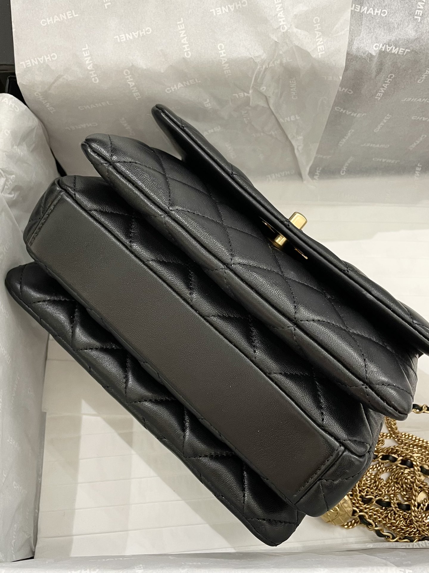 Ch@nel Flap Bag-21.5*14*10CM