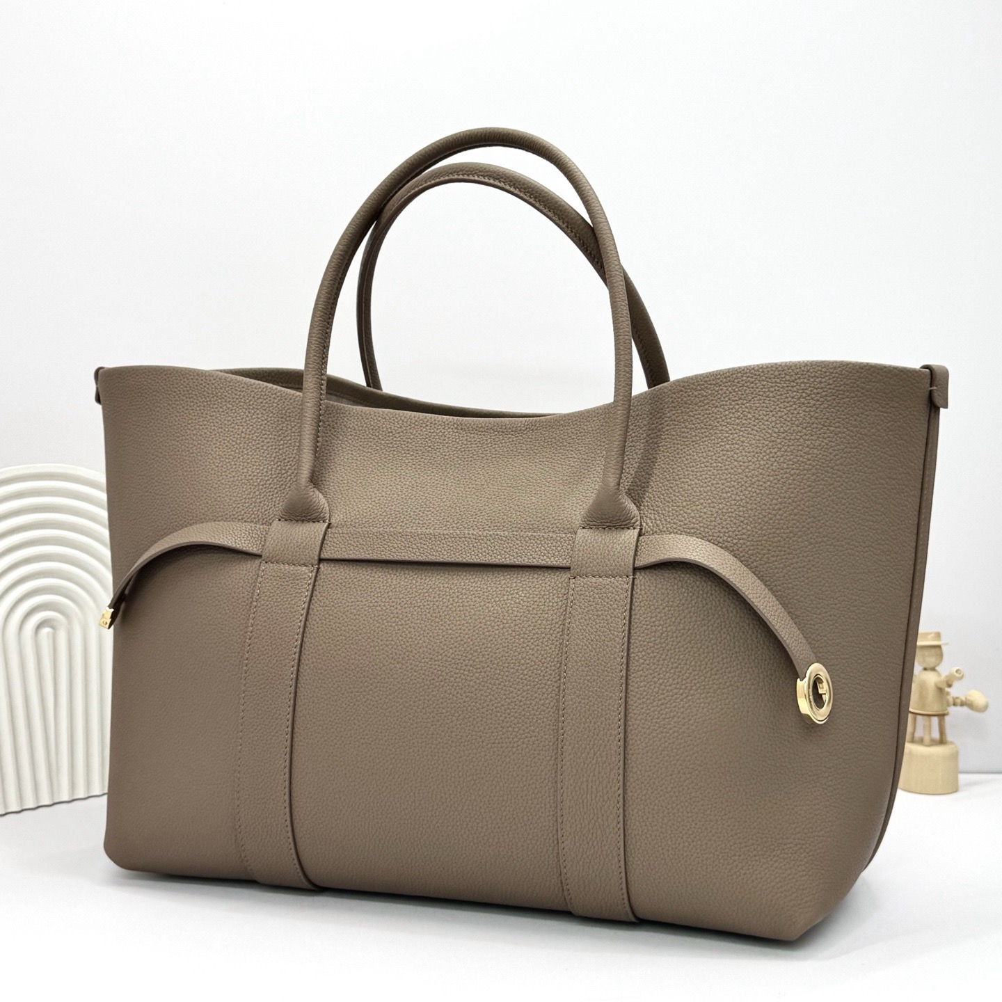 L0r0 P1ana ghiera shopper bag-40*26*18cm