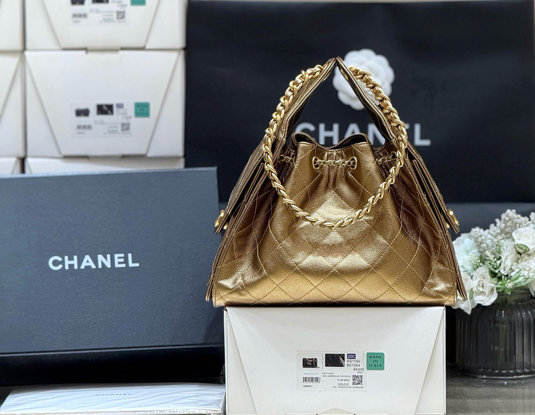 Ch@nel Bag--30*26*14CM
