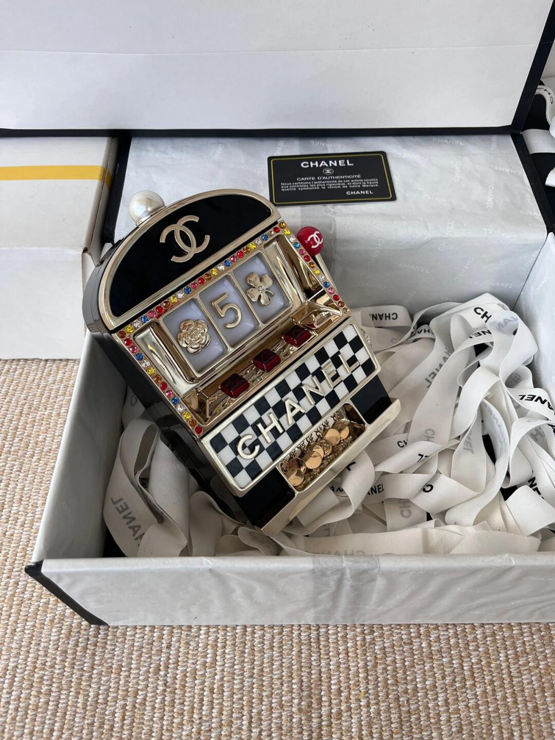 Ch@nel Helmet, Slot Machine & Bauble Bag Collection