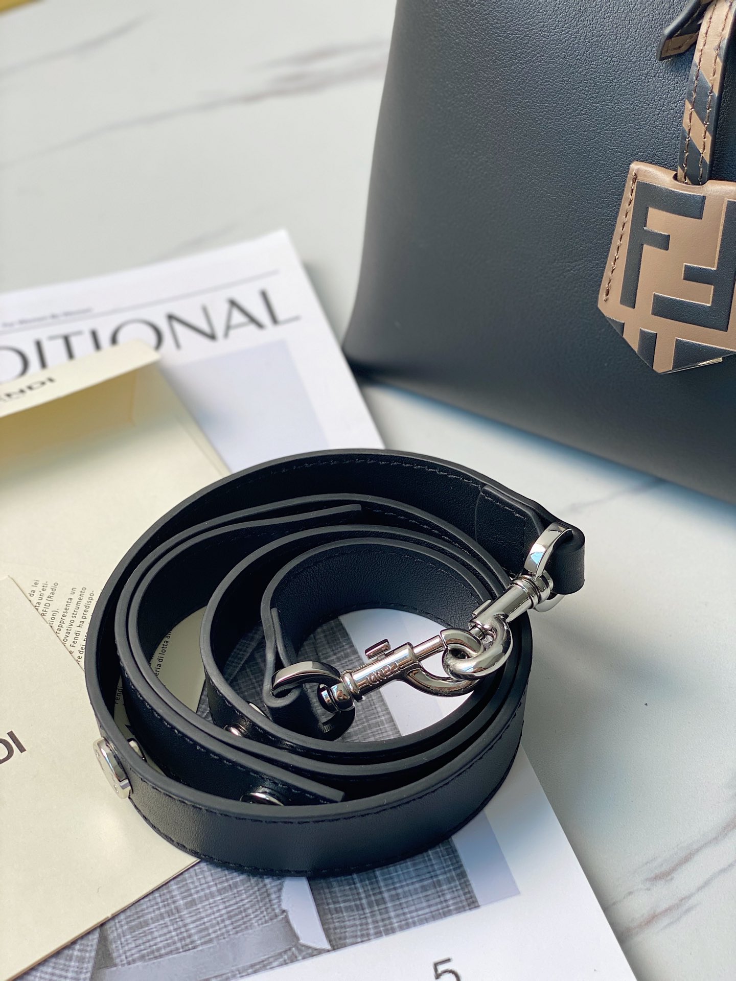 F**di by the way handbag-28*12*15cm