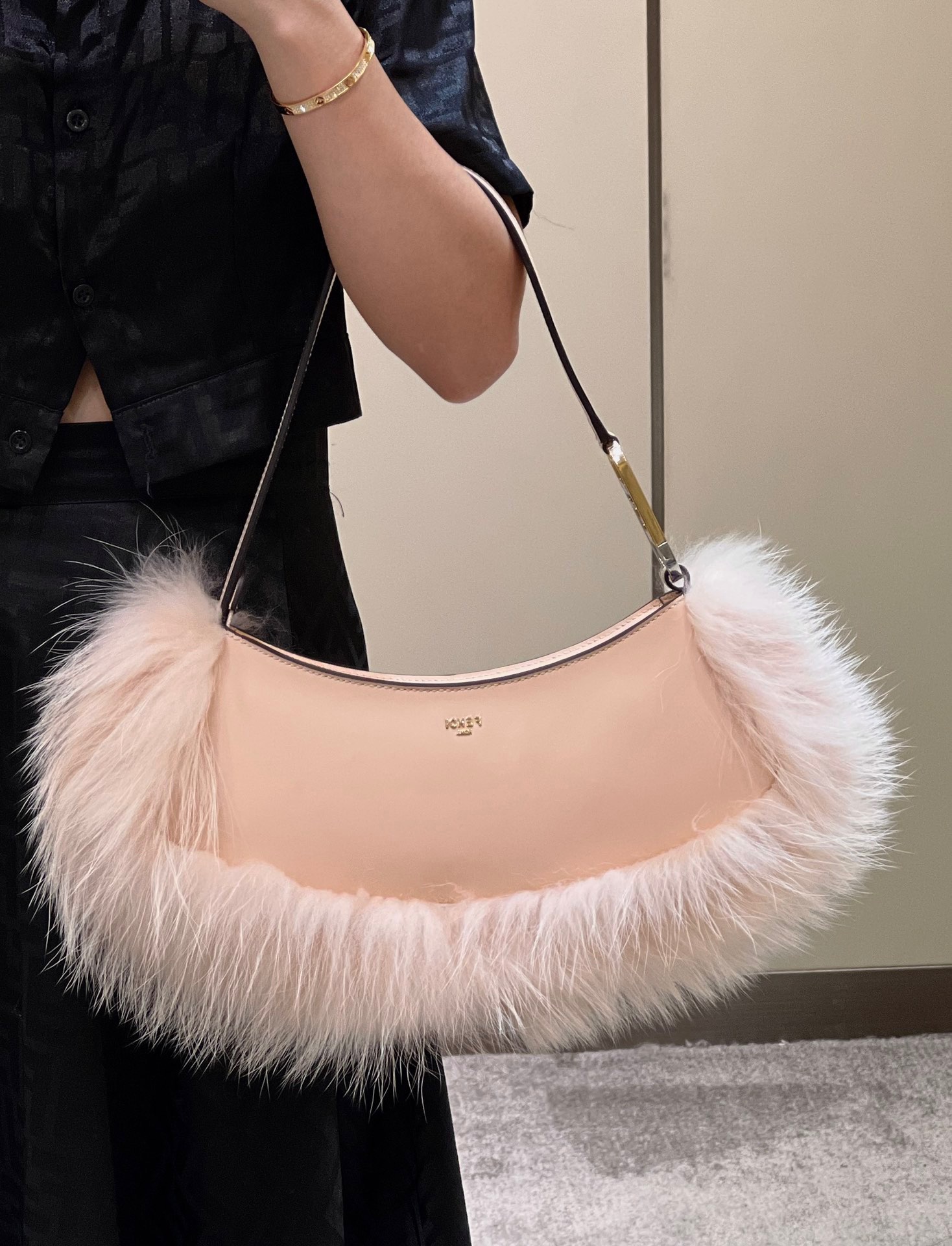 F**di o-lock clutch bags-32*11*5cm